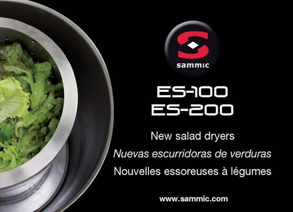 Salad Spinner ES-200 - Commercial salad spinners. Sammic Food Preparation  Equipment